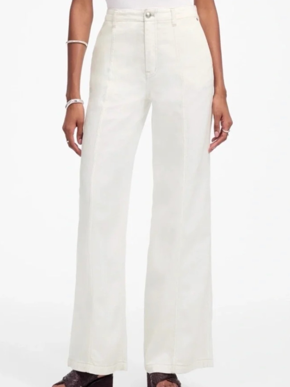 Madewell Wide Sweep Trouser: Airy Denim Edition
